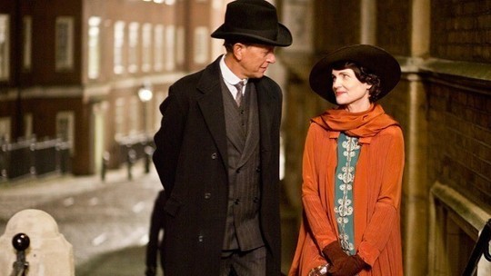 Elizabeth McGovern en la quinta temporada de Downton Abbey