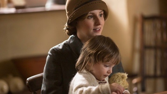 Laura Carmichael en la quinta temporada de Downton Abbey